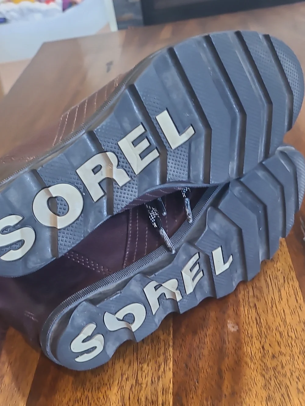 Sorel Lexie Wedge Brown Size 11